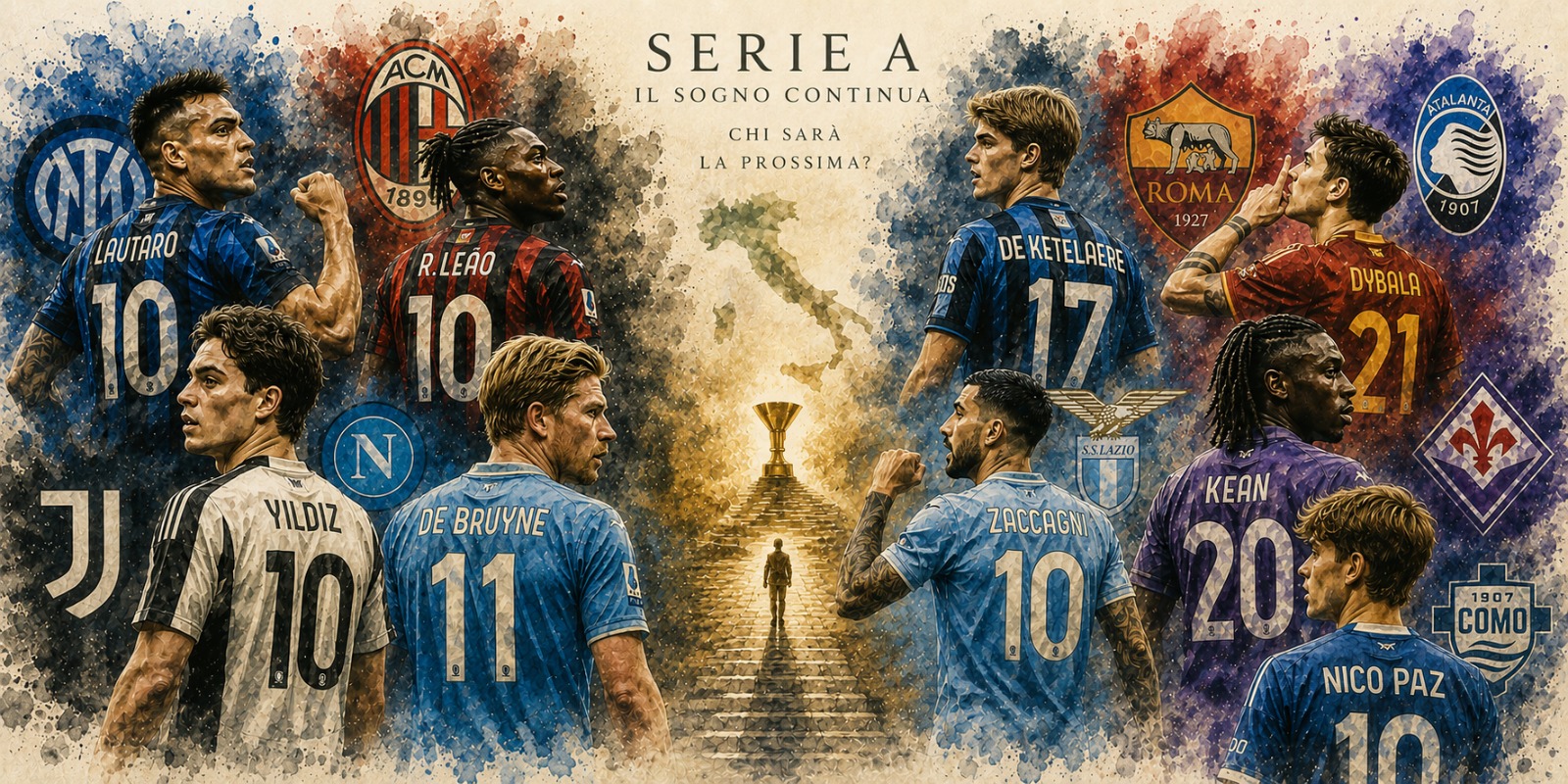 Dopo il Napoli, chi sarà la prossima? Atalanta, Roma e Como possono rompere il dominio delle big?